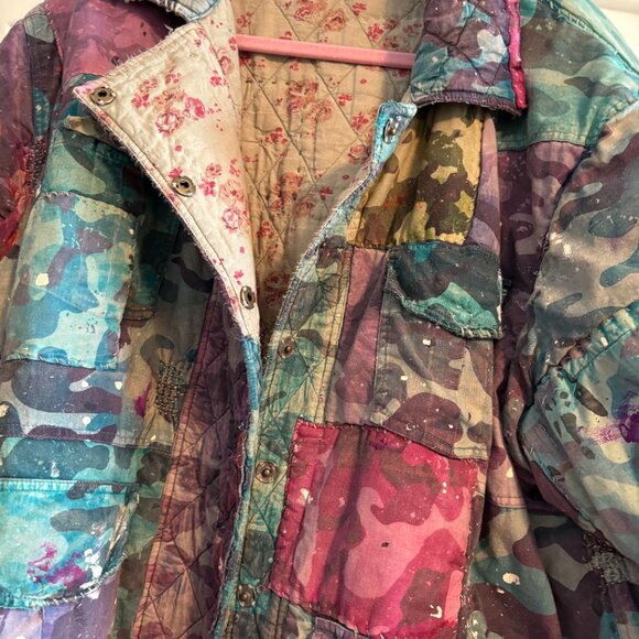 Magnolia Pearl Patchwork Puff Jacket #1068   RARE - NWOT - Picture 7 of 16